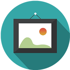 print in a frame